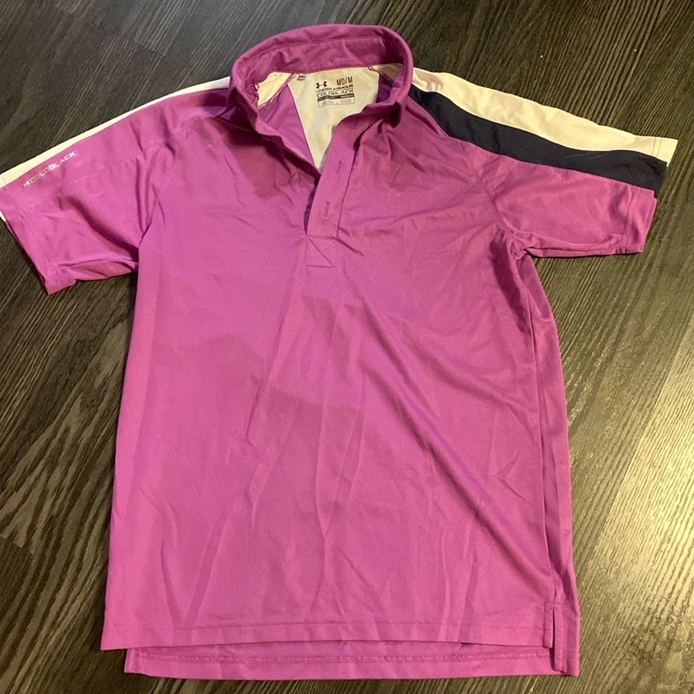 🍍Under Armour COLDBLACK polo🍍Size medium 🍍Q-2
